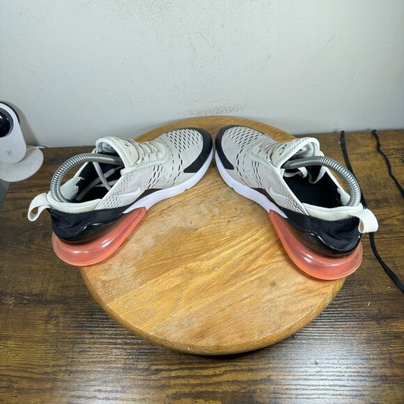 Nike Air Max 270 Light Bone Hot Punch Women's Size 6 Shoes Sneakers 943345-002 - Picture 7 of 9